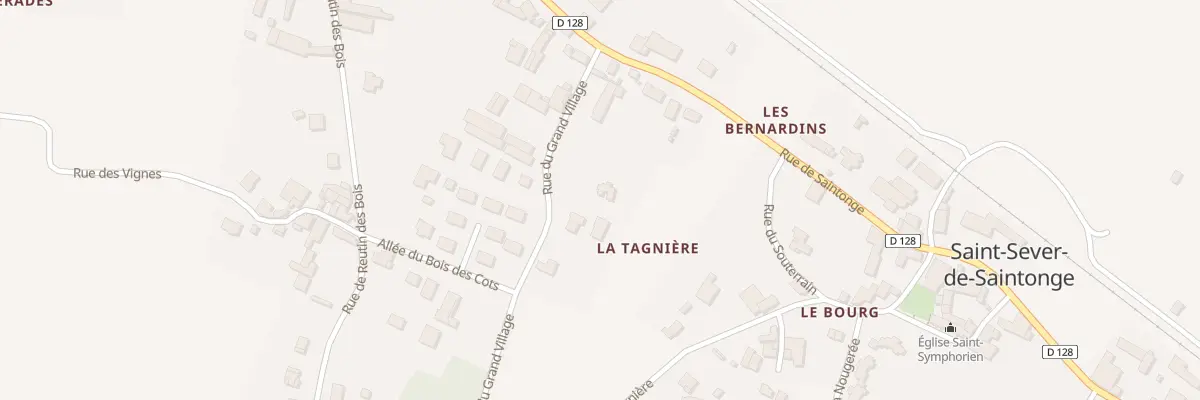 Plan du 17 Rue du Grand Village à Saint-Sever-de-Saintonge