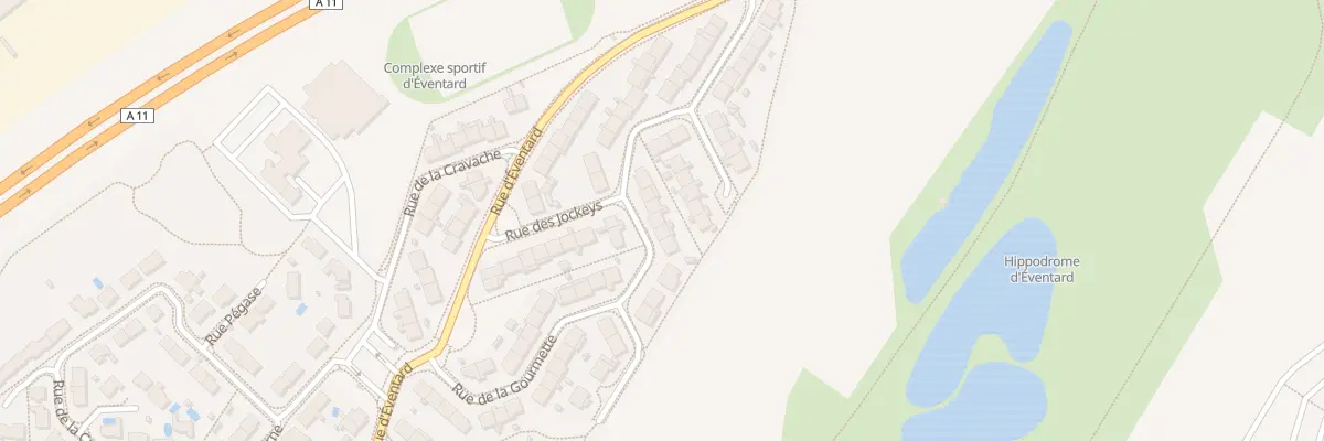 Plan du 34 Rue de la Gourmette à Écouflant