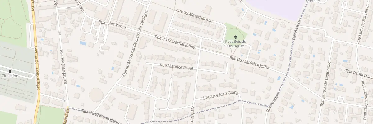 Plan du 22 Rue Maurice Ravel à Bassens