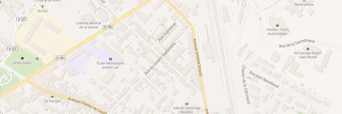 Plan du 53 Rue Laurent Tourneur à Saint-Jean-d’Angély