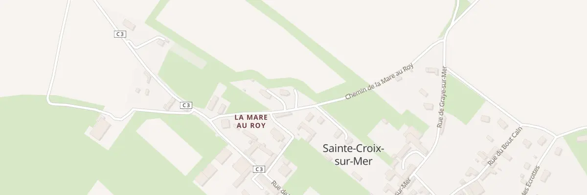 Plan du 7 Rue de la Mare au Roy à Sainte-Croix-sur-Mer