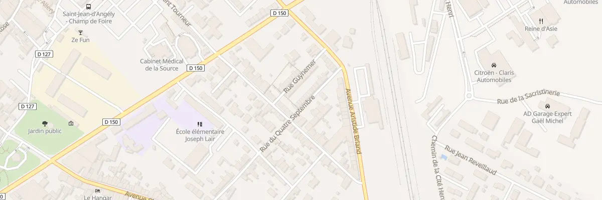 Plan du 43 Rue du Quatre Septembre à Saint-Jean-d’Angély