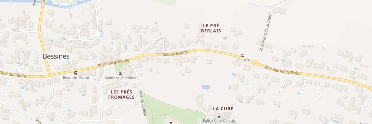 Plan du 14 Rue du Bourg à Bessines