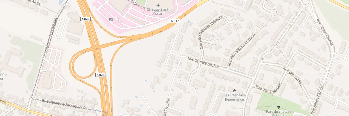 Plan du 1 Sq du Puits Trouflet à Trélazé