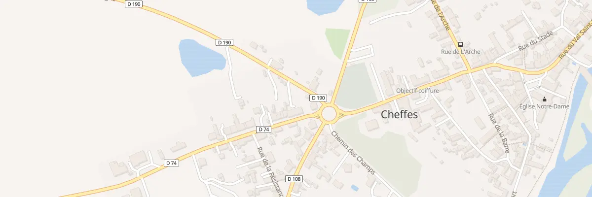 Plan du 2 Rue de la Croix Blanche à Cheffes