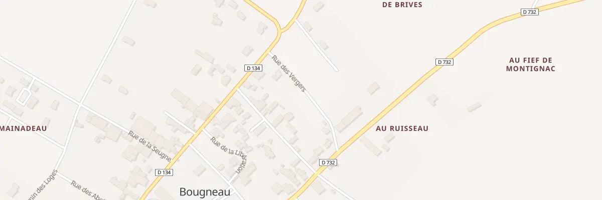 Plan du 4 Rue des Vergers à Bougneau