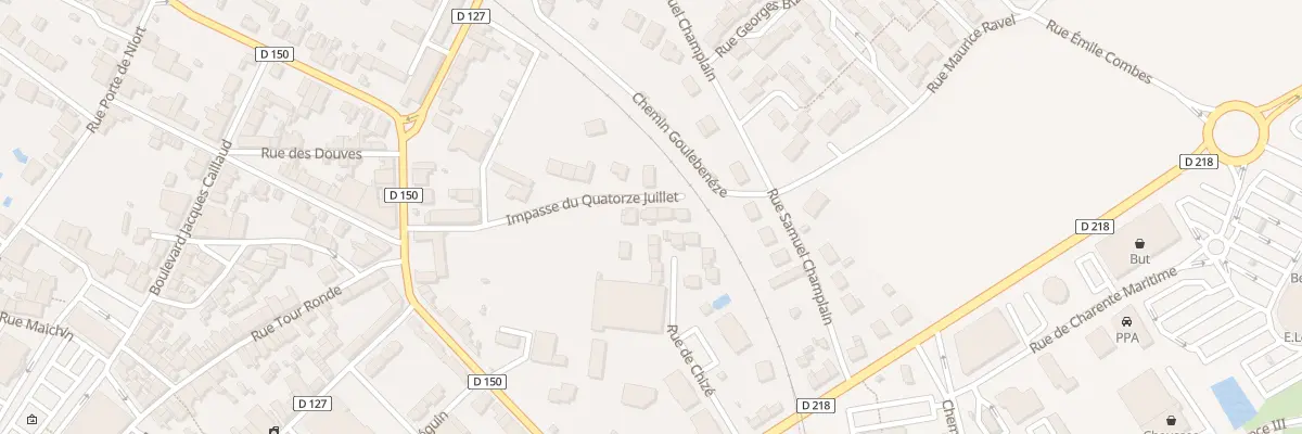 Plan du 1 Rue de Chizé à Saint-Jean-d’Angély