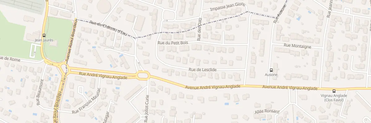 Plan du 13 Rue de Lesclide à Carbon-Blanc
