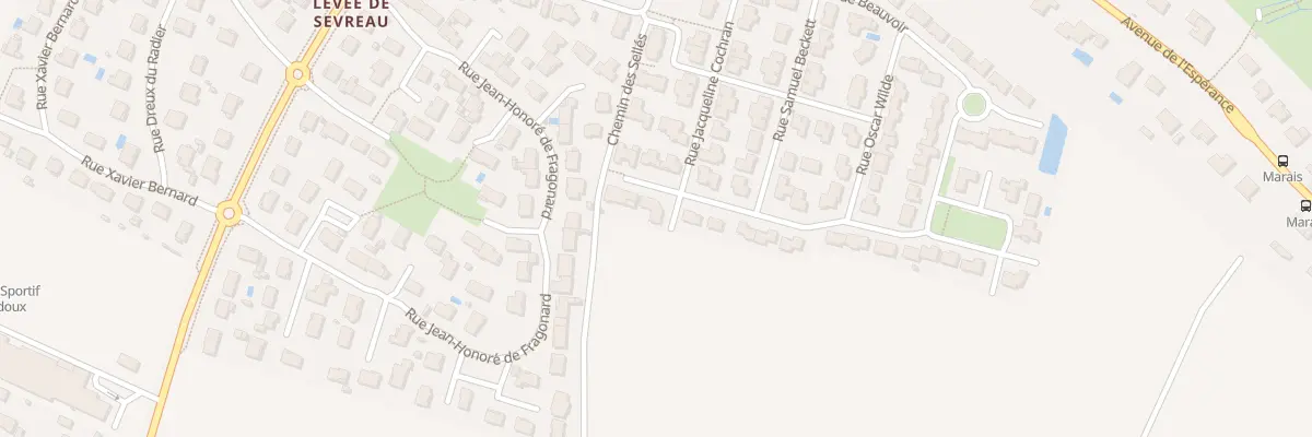 Plan du 6 Rue Ambroise Croizat à Niort