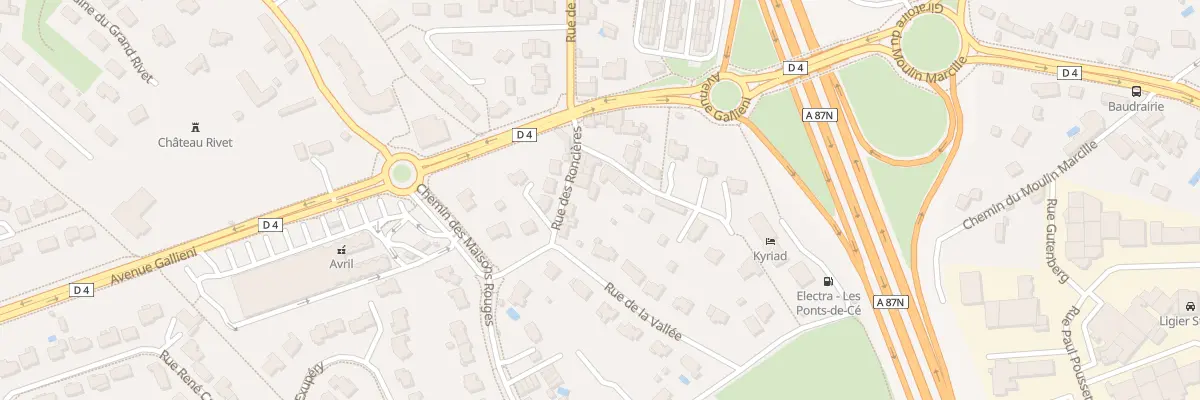 Plan du 8 Sq des Roncières aux Ponts-de-Cé