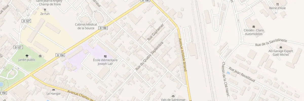 Plan du 49 Rue Laurent Tourneur à Saint-Jean-d’Angély