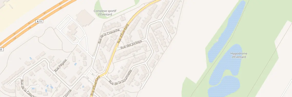 Plan du 23 Rue de la Gourmette à Écouflant