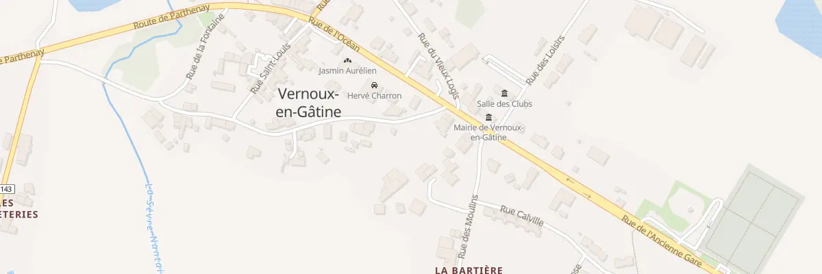 Plan du 2 Rue de la Sèvre à Vernoux-en-Gâtine