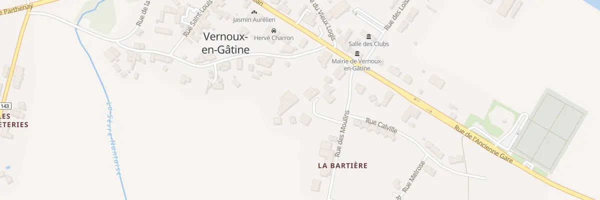 Plan du 1B Rue des Moulins à Vernoux-en-Gâtine