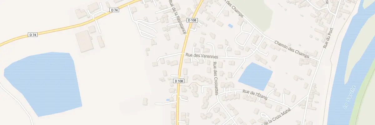 Plan du 11 Rue des Varennes à Cheffes