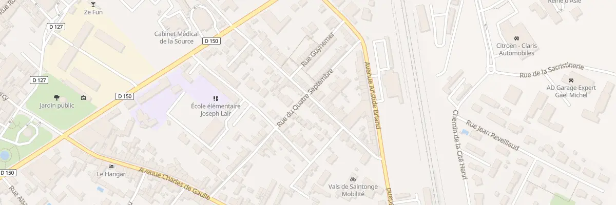 Plan du 32 Rue Laurent Tourneur à Saint-Jean-d’Angély