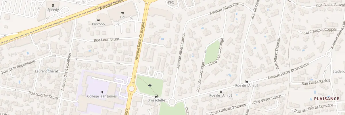Plan du 41 Rue Albert Camus à Cenon
