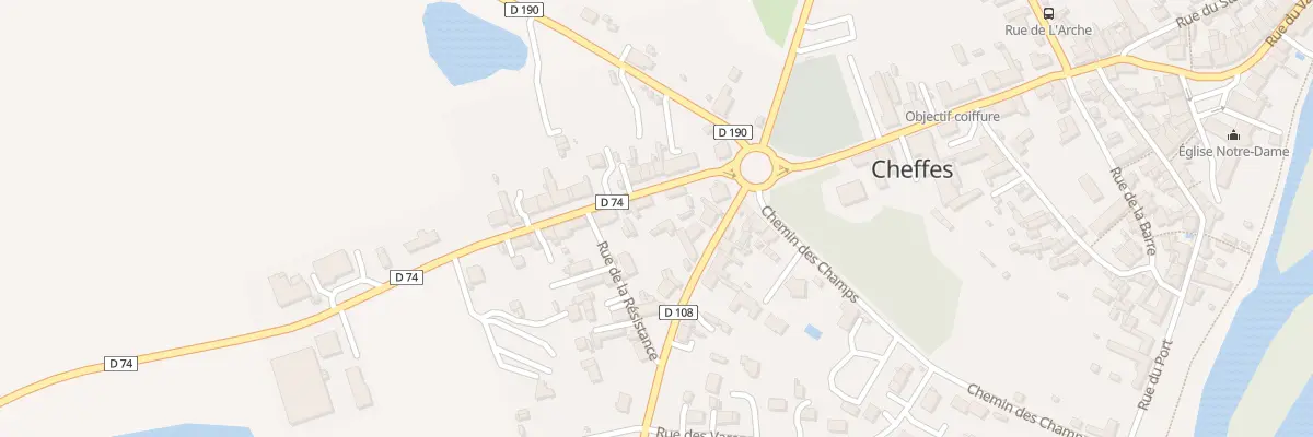 Plan du 5 Rue de la Croix Blanche à Cheffes