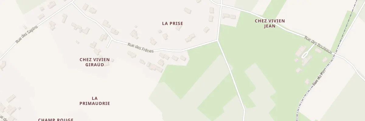 Plan du 38 Rue des Frenes à Écoyeux