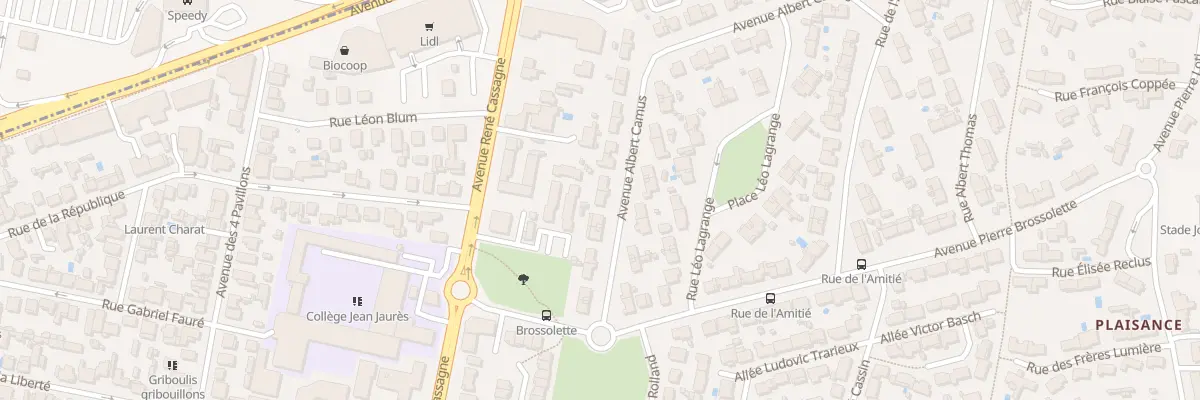 Plan du 43 Rue Albert Camus à Cenon