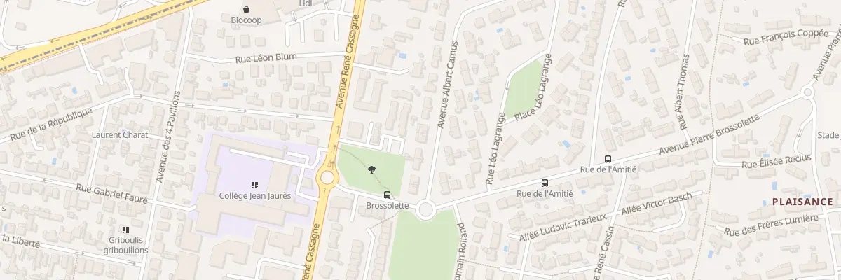 Plan du 47 Rue Albert Camus à Cenon