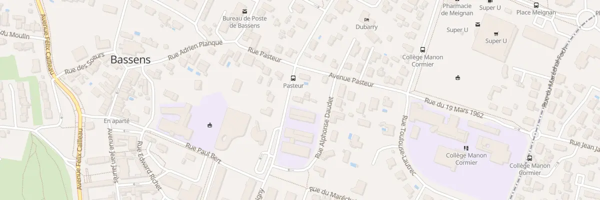 Plan du 55 Rue du Mal Lattre de Tassigny à Bassens