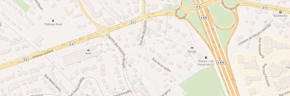 Plan du 6 Rue des Roncières aux Ponts-de-Cé