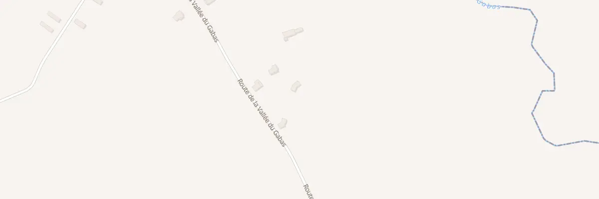 Plan du 782 Rte de la Vallée du Gabas à Serres-Gaston