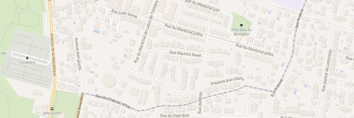 Plan du 11 Rue Maurice Ravel à Bassens