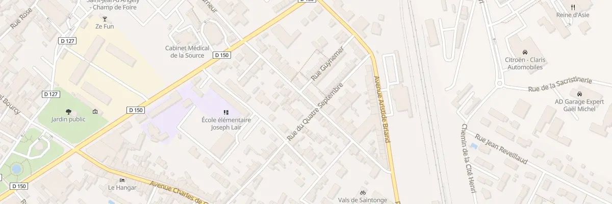 Plan du 26B Rue Laurent Tourneur à Saint-Jean-d’Angély