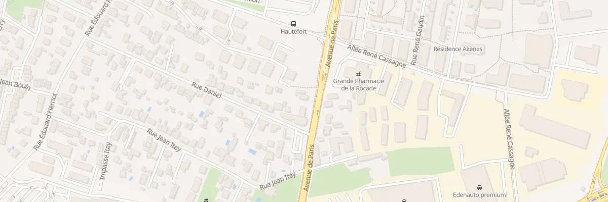 Plan du 21 Av de Paris à Lormont