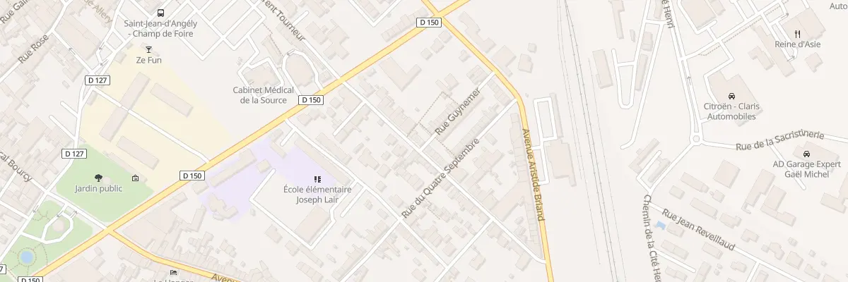 Plan du 39 Rue Laurent Tourneur à Saint-Jean-d’Angély