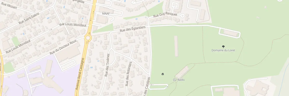 Plan du 12 Rue des Catalpas à Cenon