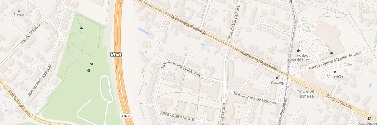 Plan du 10 Rue Toussaint Louverture aux Ponts-de-Cé