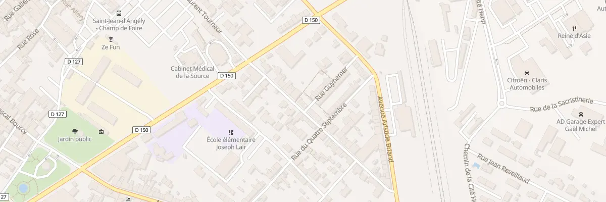 Plan du 35 Rue Laurent Tourneur à Saint-Jean-d’Angély