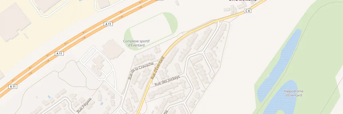 Plan du 52 Rue d’Éventard à Écouflant