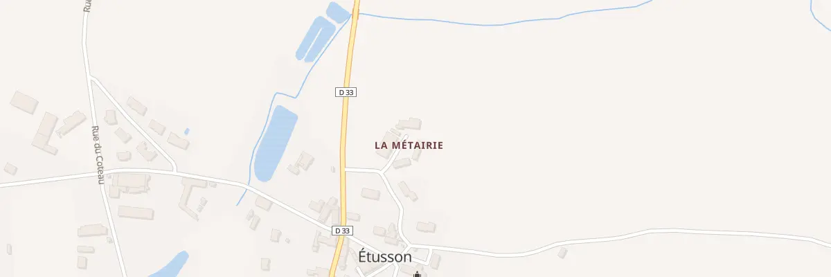 Plan du 4 La Metairie Etusson à Saint Maurice Étusson