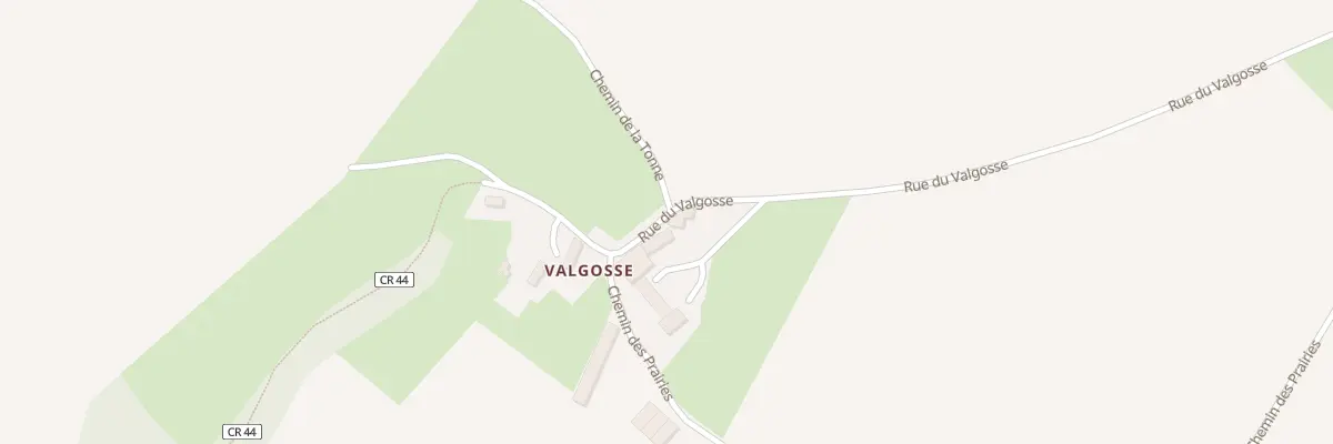 Plan du 1 Rue du Valgosse à Thury-Harcourt-le-Hom