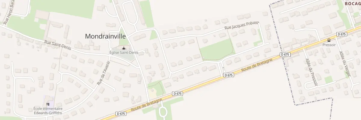 Plan du 4 Rue d’Eaubonne à Mondrainville