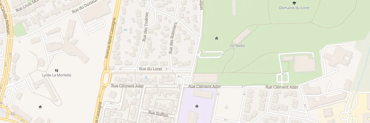 Plan du 22 Rue du Loret à Cenon