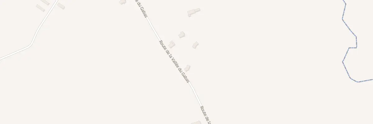 Plan du 786 Rte de la Vallée du Gabas à Serres-Gaston