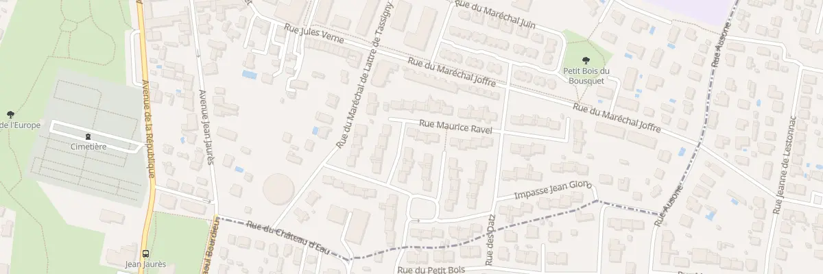 Plan du 7 Rue Maurice Ravel à Bassens