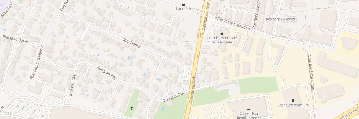 Plan du 62 Rue Daniel à Lormont