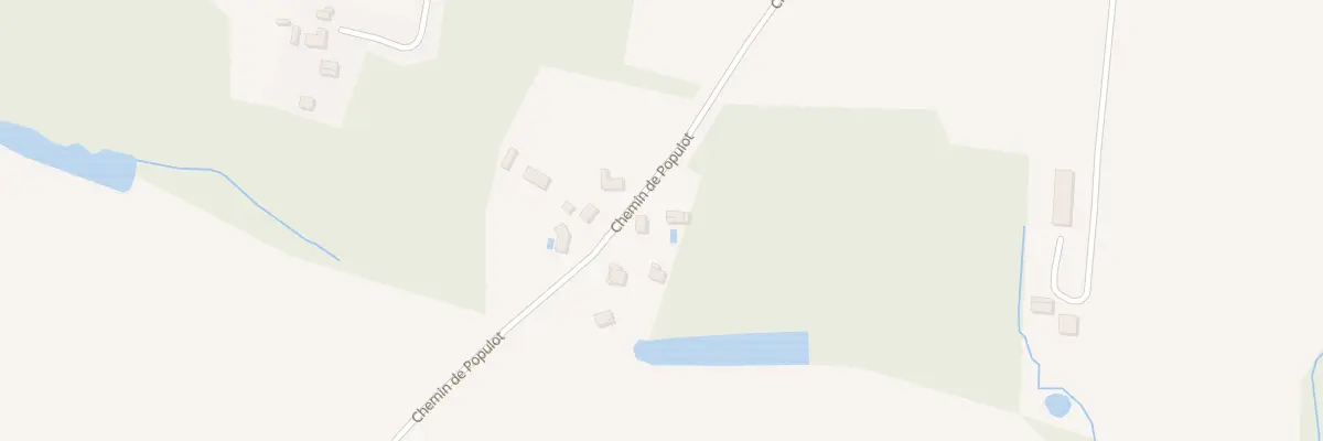 Plan du 291 Che de Populot à Benquet