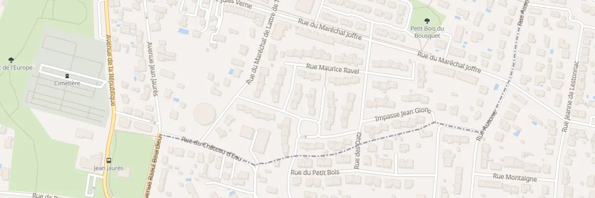 Plan du 3 Rue Maurice Ravel à Bassens