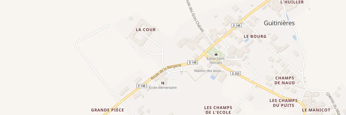 Plan du 6 Rte de la Bergerie à Guitinières