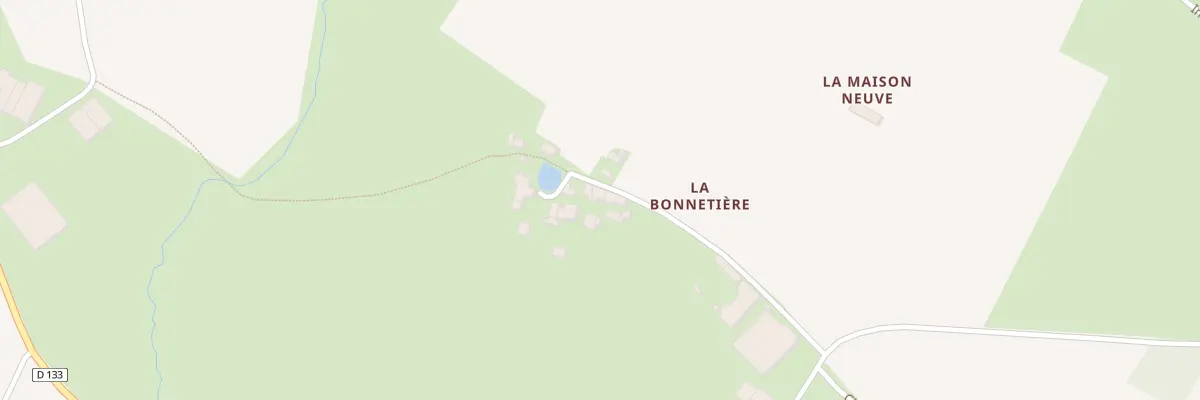 Plan du 5 Rte de la Bonnetière à Fenioux