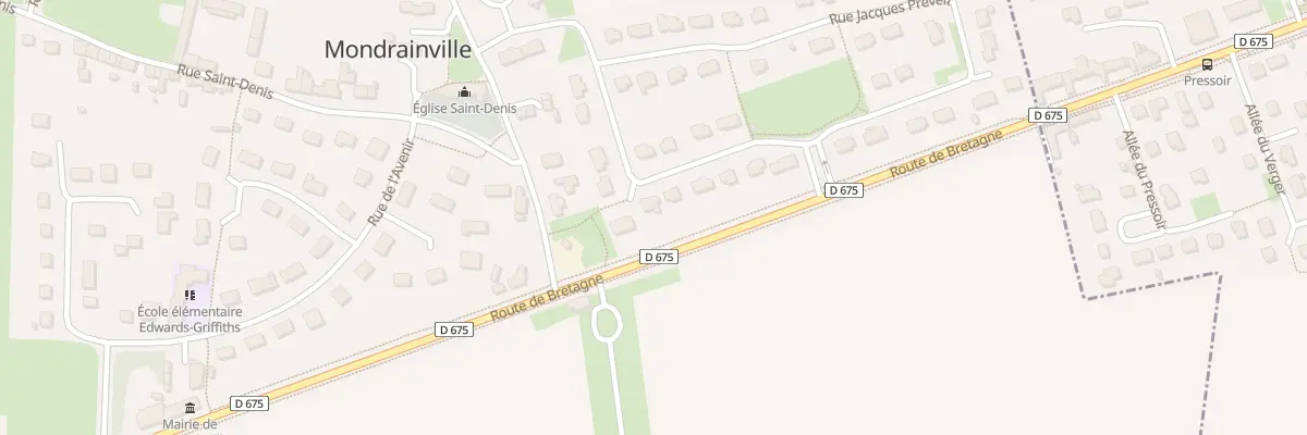 Plan du 15 Rue d’Eaubonne à Mondrainville