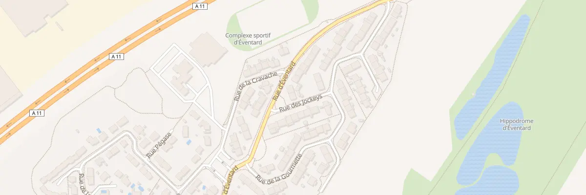 Plan du 42 Rue d’Éventard à Écouflant