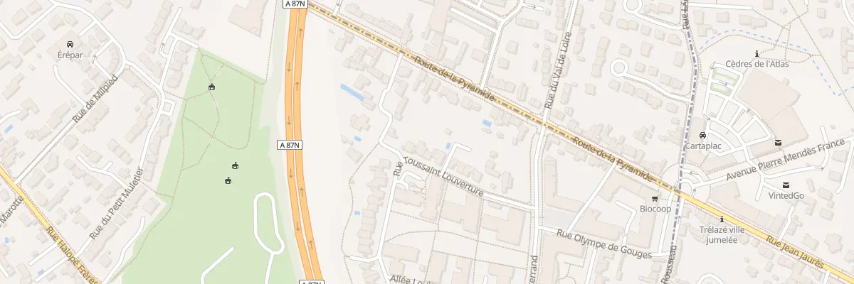 Plan du 18 Rue Toussaint Louverture aux Ponts-de-Cé